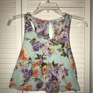 Floral crop top